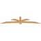 Ekena Millwork Davenport Timber Gable Bracket, Western Red Cedar, 108"W x 27"H x 1 1/2"D x 5 1/2"F, 6/12 Pitch GBW108X27X0206DAV00SWR - alternate 4